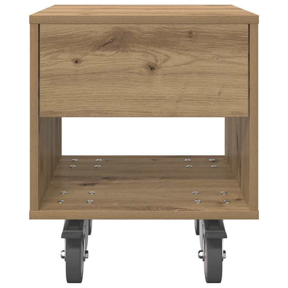 vidaXL Bedside Table 2 pcs Artisan Oak 40.5 x 40 x 48 cm
