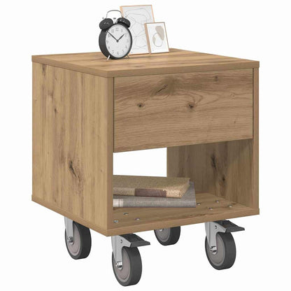 vidaXL Bedside Table 2 pcs Artisan Oak 40.5 x 40 x 48 cm