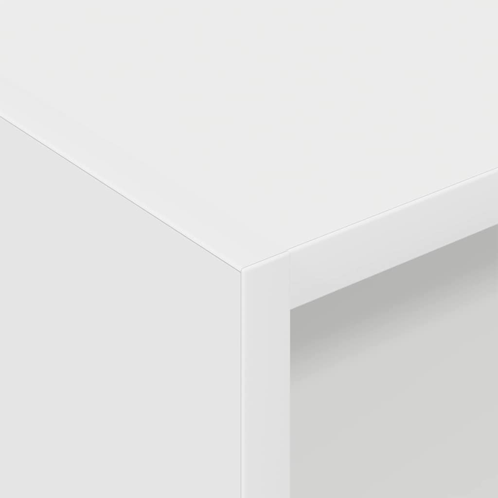 vidaXL Record Cabinet White 78.5 x 35 x 45 cm Engineered Wood