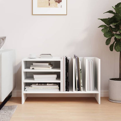 vidaXL Record Cabinet White 78.5 x 35 x 45 cm Engineered Wood