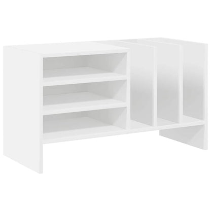 vidaXL Record Cabinet White 78.5 x 35 x 45 cm Engineered Wood
