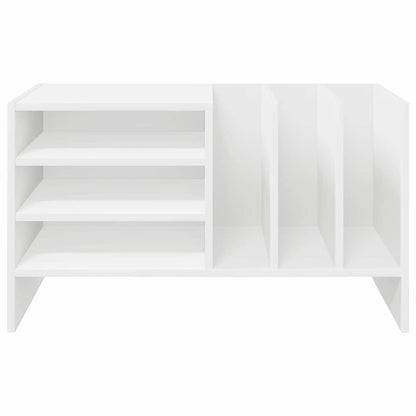 vidaXL Record Cabinet White 78.5 x 35 x 45 cm Engineered Wood