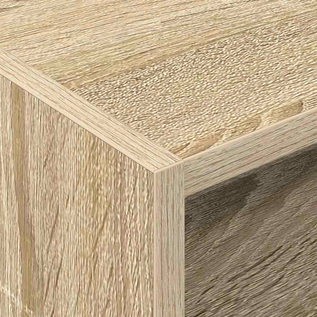 vidaXL Record Cabinet Sonoma Oak 78.5 x 35 x 45 cm Engineered Wood