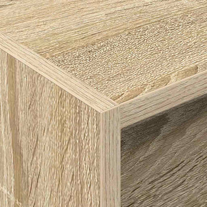 vidaXL Record Cabinet Sonoma Oak 78.5 x 35 x 45 cm Engineered Wood