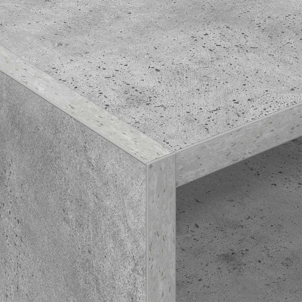 vidaXL Record Cabinet Concrete Grey 78.5 x 35 x 45 cm Engineered Wood