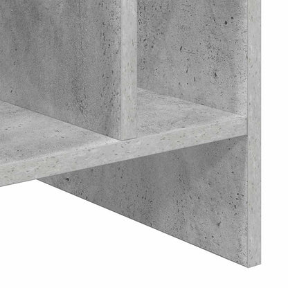 vidaXL Record Cabinet Concrete Grey 78.5 x 35 x 45 cm Engineered Wood