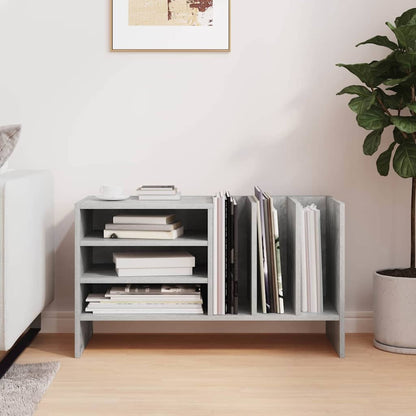 vidaXL Record Cabinet Concrete Grey 78.5 x 35 x 45 cm Engineered Wood