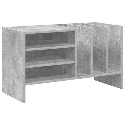 vidaXL Record Cabinet Concrete Grey 78.5 x 35 x 45 cm Engineered Wood