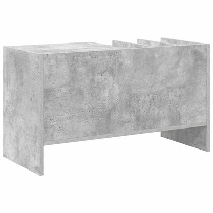 vidaXL Record Cabinet Concrete Grey 78.5 x 35 x 45 cm Engineered Wood