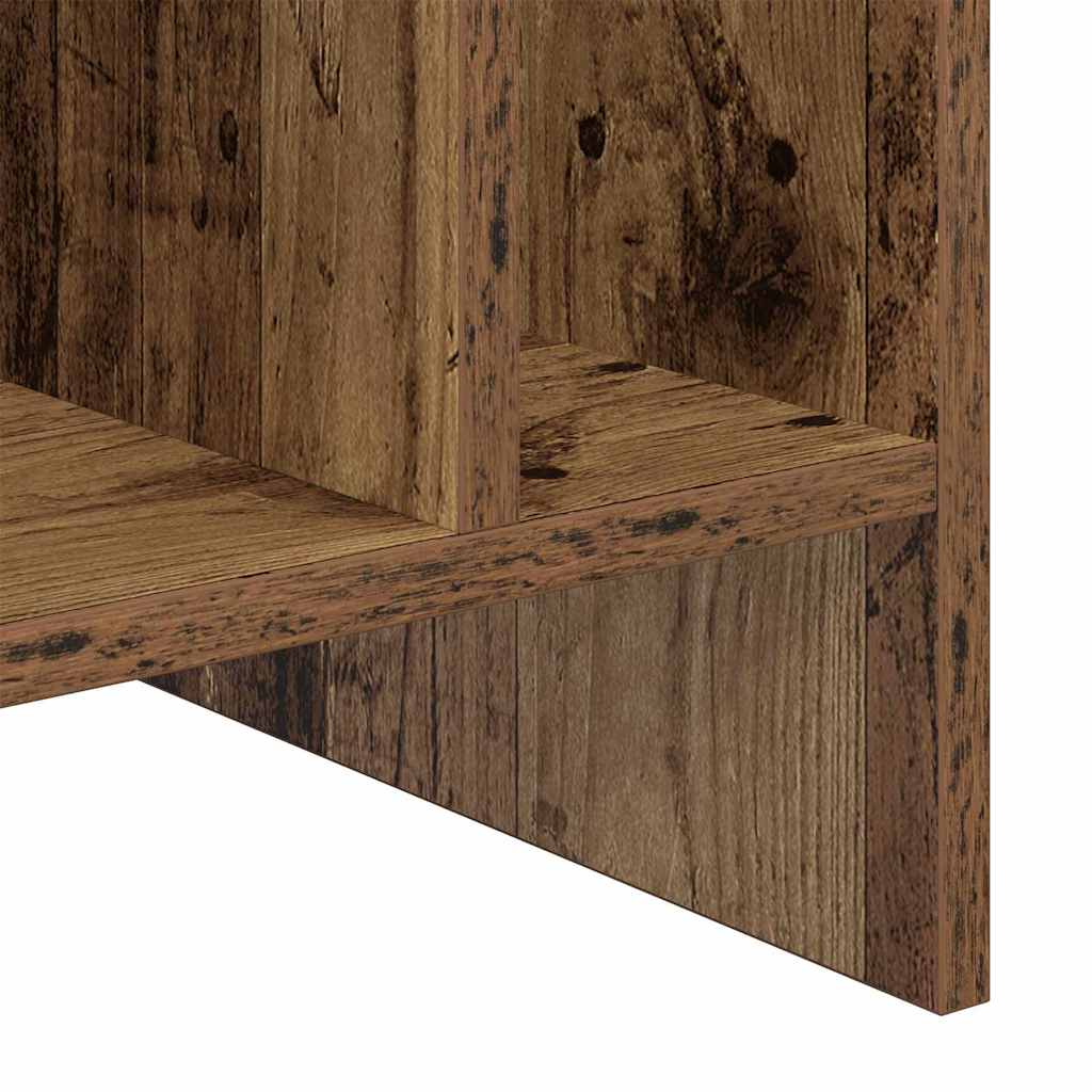 vidaXL Record Cabinet Old Wood 78.5 x 35 x 45 cm Engineered Wood