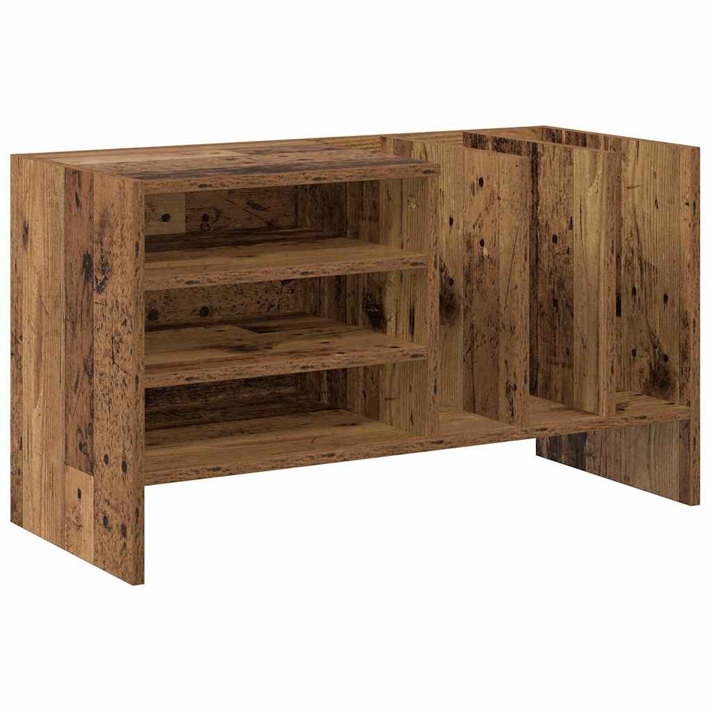 vidaXL Record Cabinet Old Wood 78.5 x 35 x 45 cm Engineered Wood