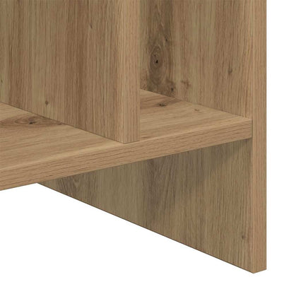vidaXL Record Cabinet Artisan Oak 78.5 x 35 x 45 cm Engineered Wood