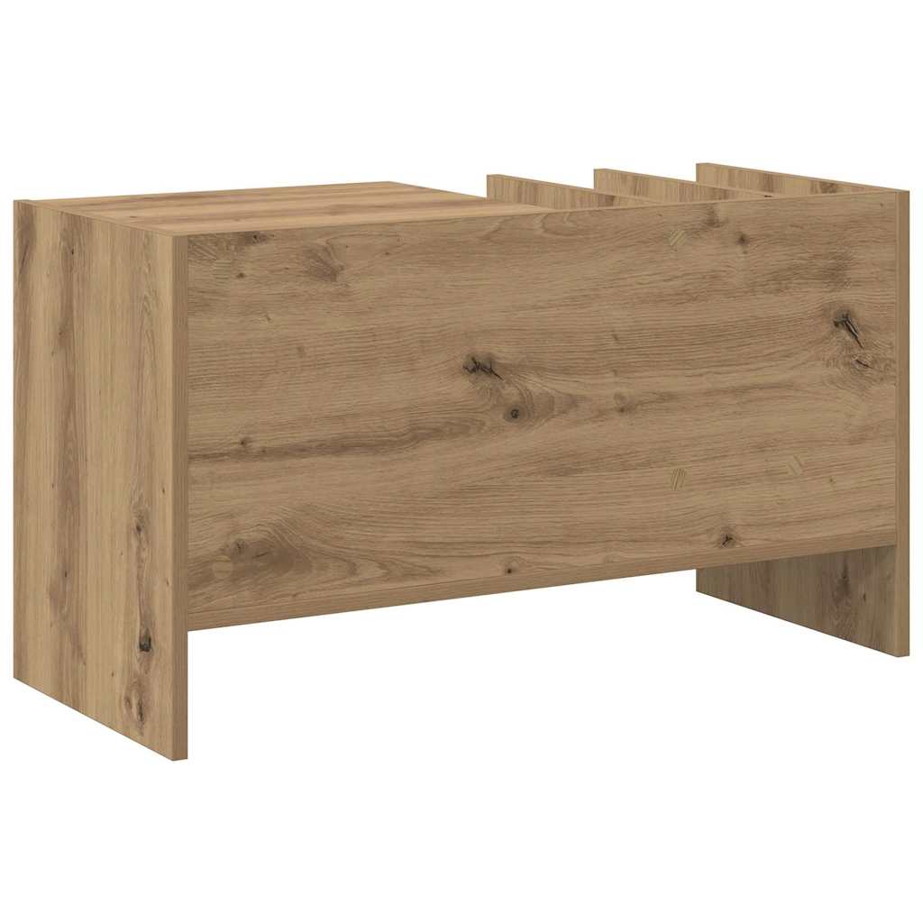 vidaXL Record Cabinet Artisan Oak 78.5 x 35 x 45 cm Engineered Wood