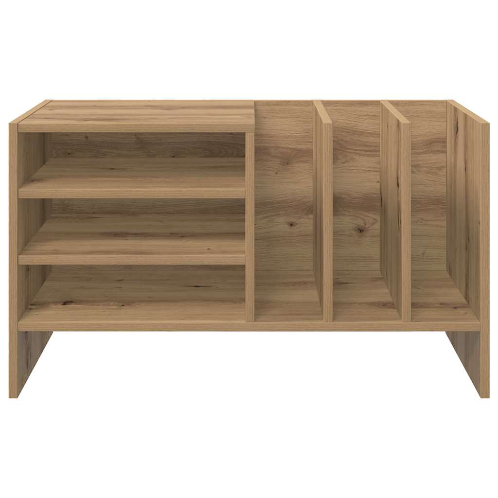 vidaXL Record Cabinet Artisan Oak 78.5 x 35 x 45 cm Engineered Wood