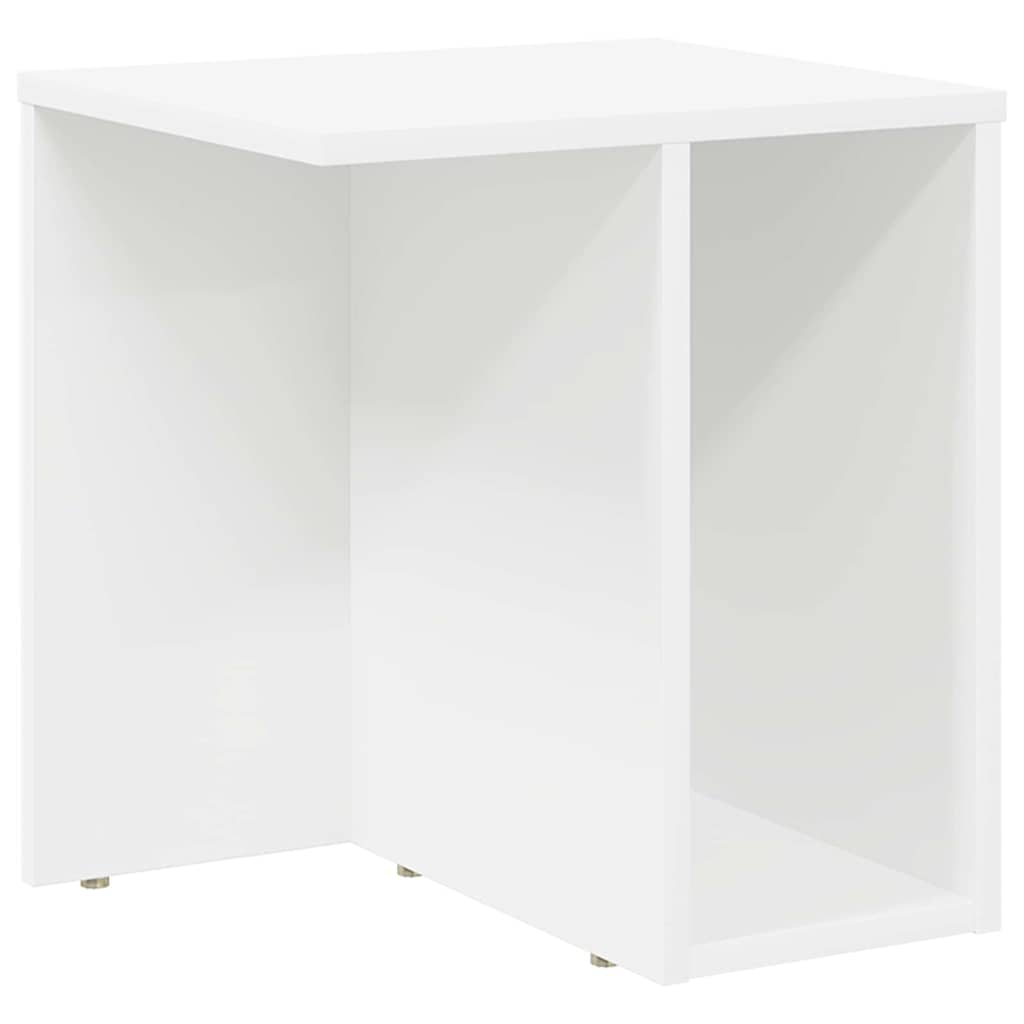 vidaXL End Table White 37 x 32 x 40 cm Engineered Wood