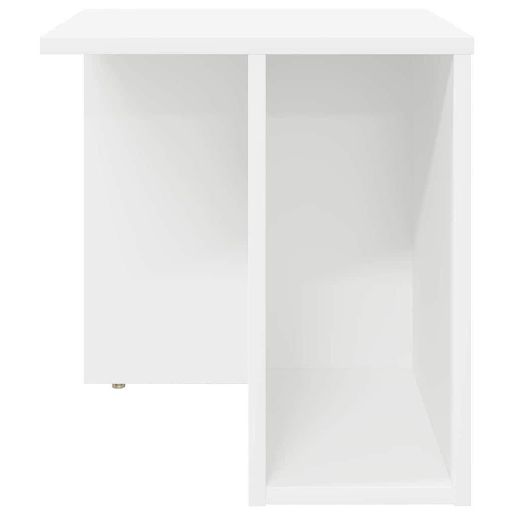 vidaXL End Table White 37 x 32 x 40 cm Engineered Wood