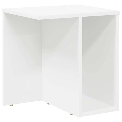 vidaXL End Table 2 pcs White 37 x 32 x 40 cm Engineered Wood