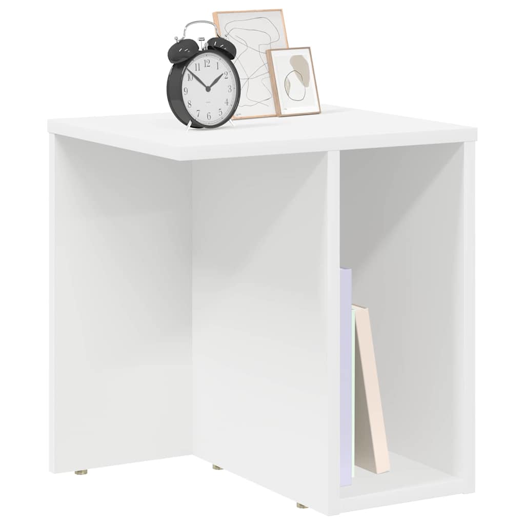 vidaXL End Table 2 pcs White 37 x 32 x 40 cm Engineered Wood