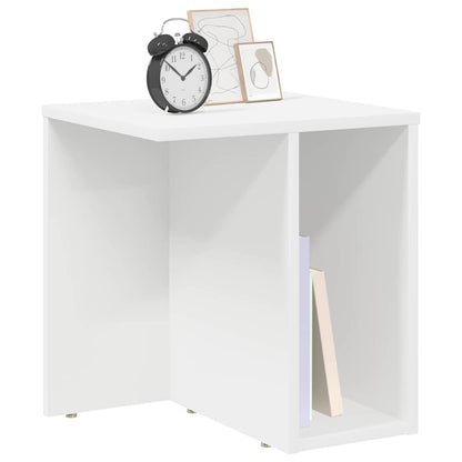 vidaXL End Table 2 pcs White 37 x 32 x 40 cm Engineered Wood