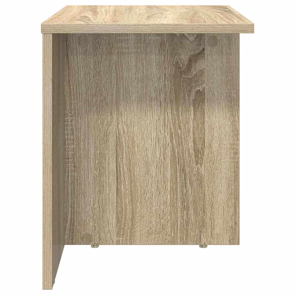 vidaXL End Table Sonoma Oak 37 x 32 x 40 cm Engineered Wood