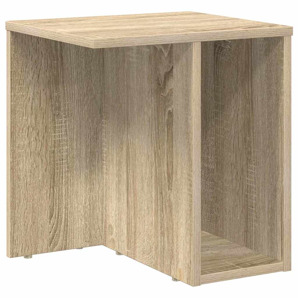 vidaXL End Table 2 pcs Sonoma Oak 37 x 32 x 40 cm Engineered Wood