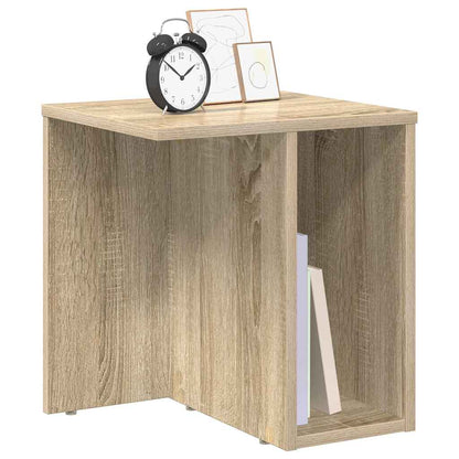 vidaXL End Table 2 pcs Sonoma Oak 37 x 32 x 40 cm Engineered Wood