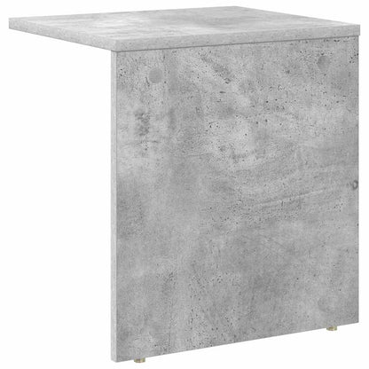 vidaXL End Table 2 pcs Concrete Grey 37 x 32 x 40 cm Engineered Wood
