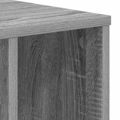 vidaXL End Table 2 pcs Grey Sonoma 37 x 32 x 40 cm Engineered Wood
