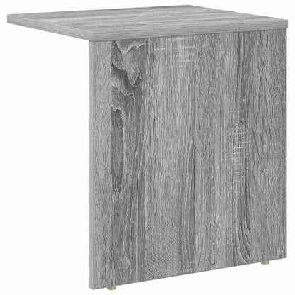vidaXL End Table 2 pcs Grey Sonoma 37 x 32 x 40 cm Engineered Wood
