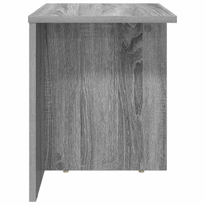 vidaXL End Table 2 pcs Grey Sonoma 37 x 32 x 40 cm Engineered Wood