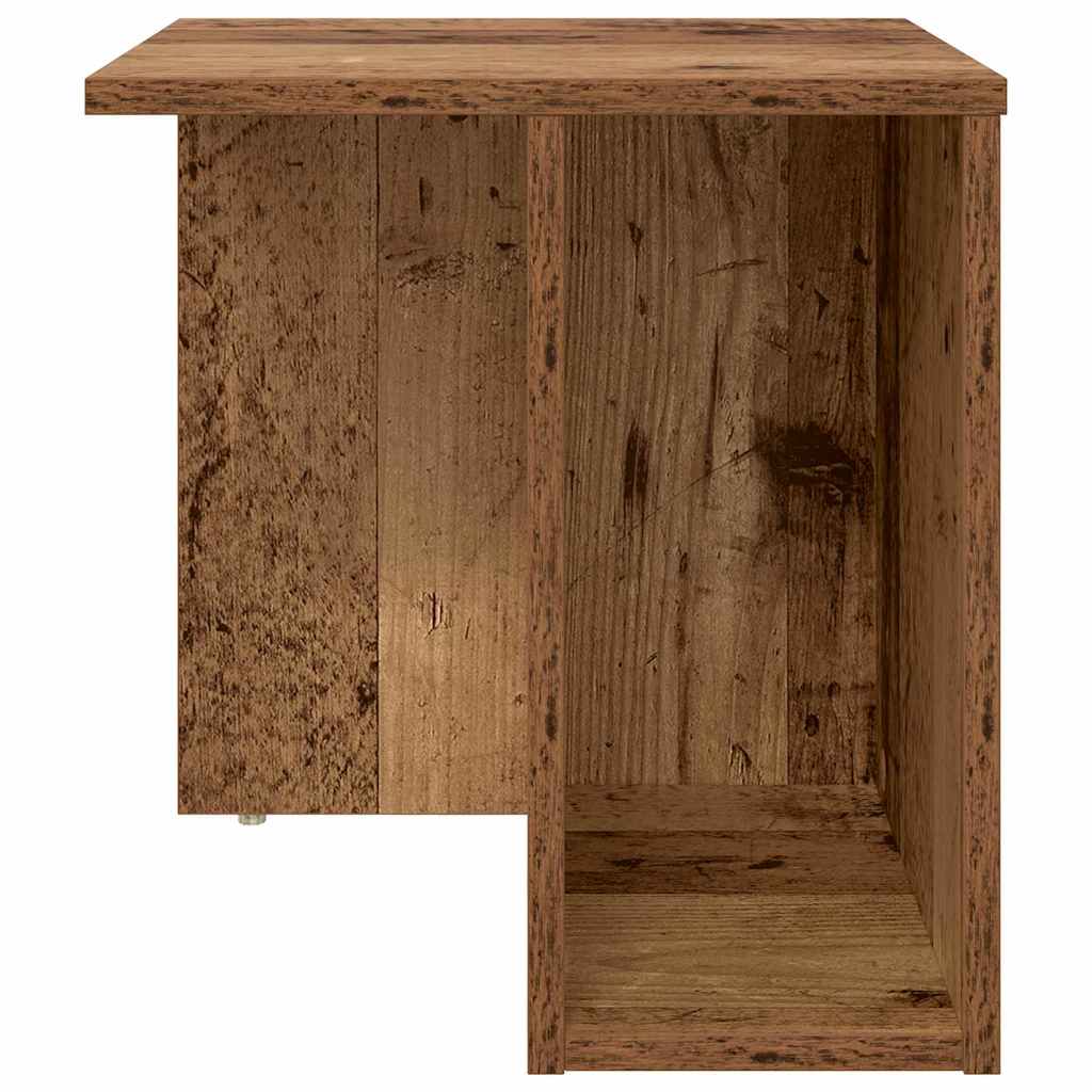 vidaXL End Table Old Wood 37 x 32 x 40 cm Engineered Wood