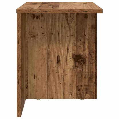 vidaXL End Table Old Wood 37 x 32 x 40 cm Engineered Wood