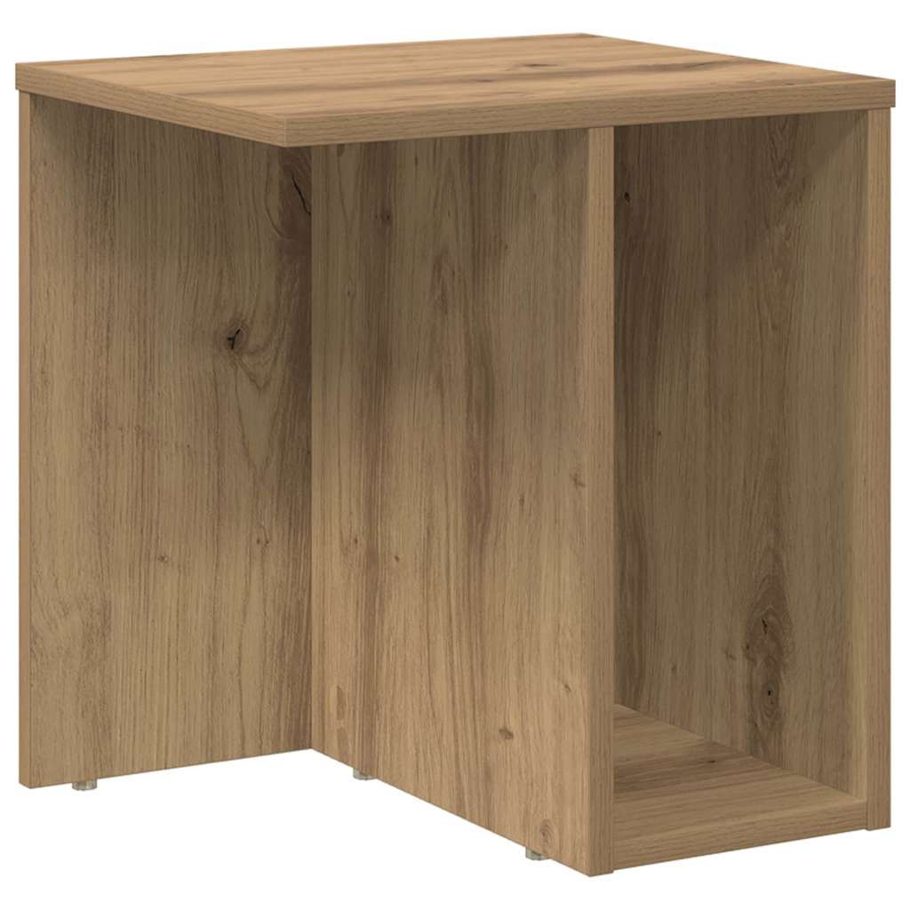 vidaXL End Table 2 pcs Artisan Oak 37 x 32 x 40 cm Engineered Wood