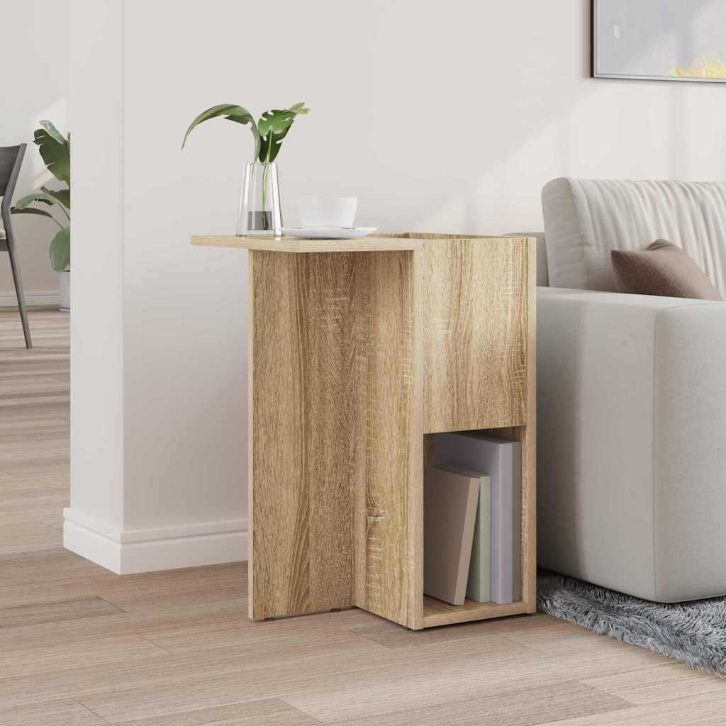 vidaXL End Table Sonoma Oak 35 x 40 x 55 cm Engineered Wood
