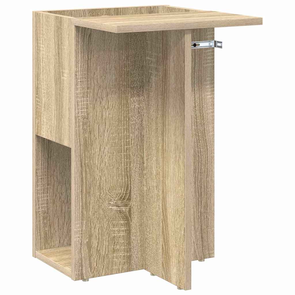 vidaXL End Table Sonoma Oak 35 x 40 x 55 cm Engineered Wood