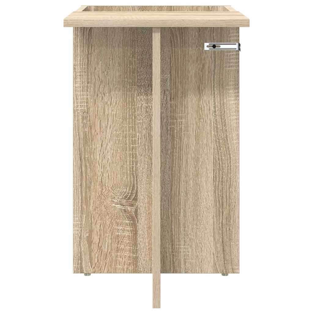 vidaXL End Table Sonoma Oak 35 x 40 x 55 cm Engineered Wood