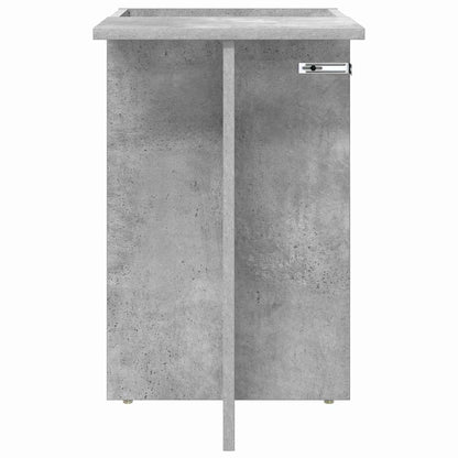 vidaXL End Table Concrete Grey 35 x 40 x 55 cm Engineered Wood