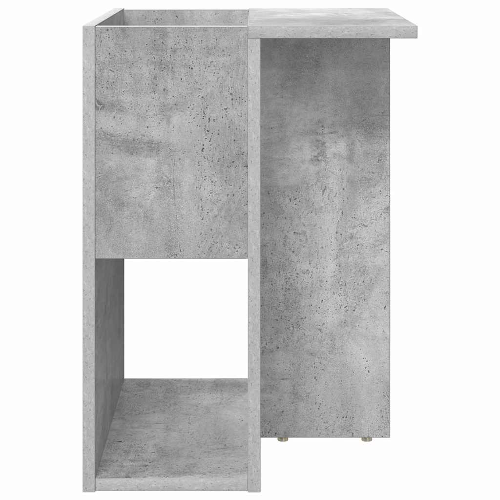 vidaXL End Table Concrete Grey 35 x 40 x 55 cm Engineered Wood