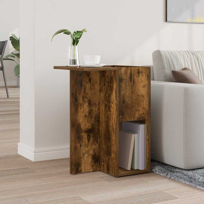vidaXL End Table Smoked Oak 35 x 40 x 55 cm Engineered Wood