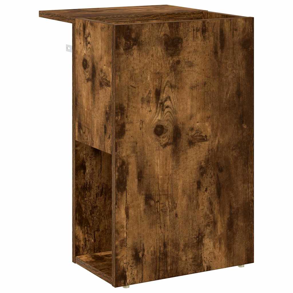 vidaXL End Table Smoked Oak 35 x 40 x 55 cm Engineered Wood