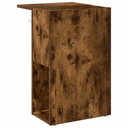 vidaXL End Table Smoked Oak 35 x 40 x 55 cm Engineered Wood