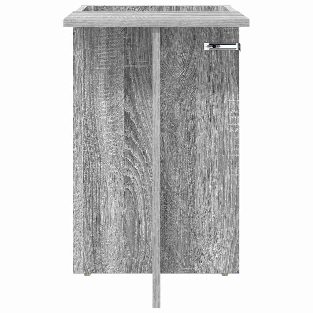 vidaXL End Table Grey Sonoma 35 x 40 x 55 cm Engineered Wood