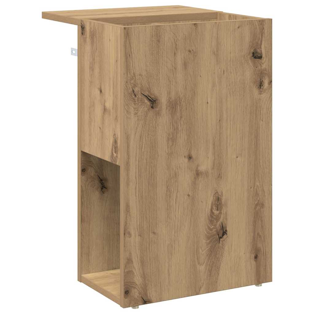 vidaXL End Table Artisan Oak 35 x 40 x 55 cm Engineered Wood