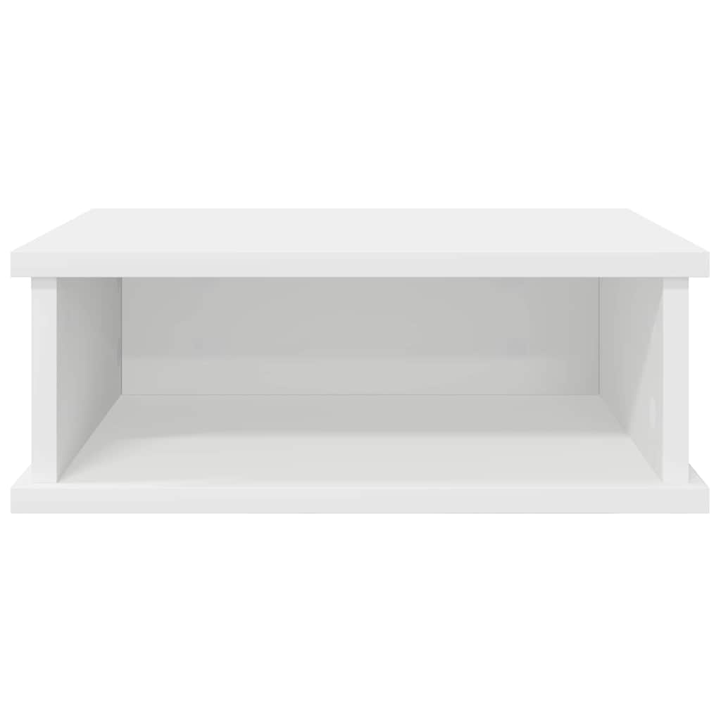 vidaXL Bedside Table White 40 x 31 x 15 cm Engineered Wood