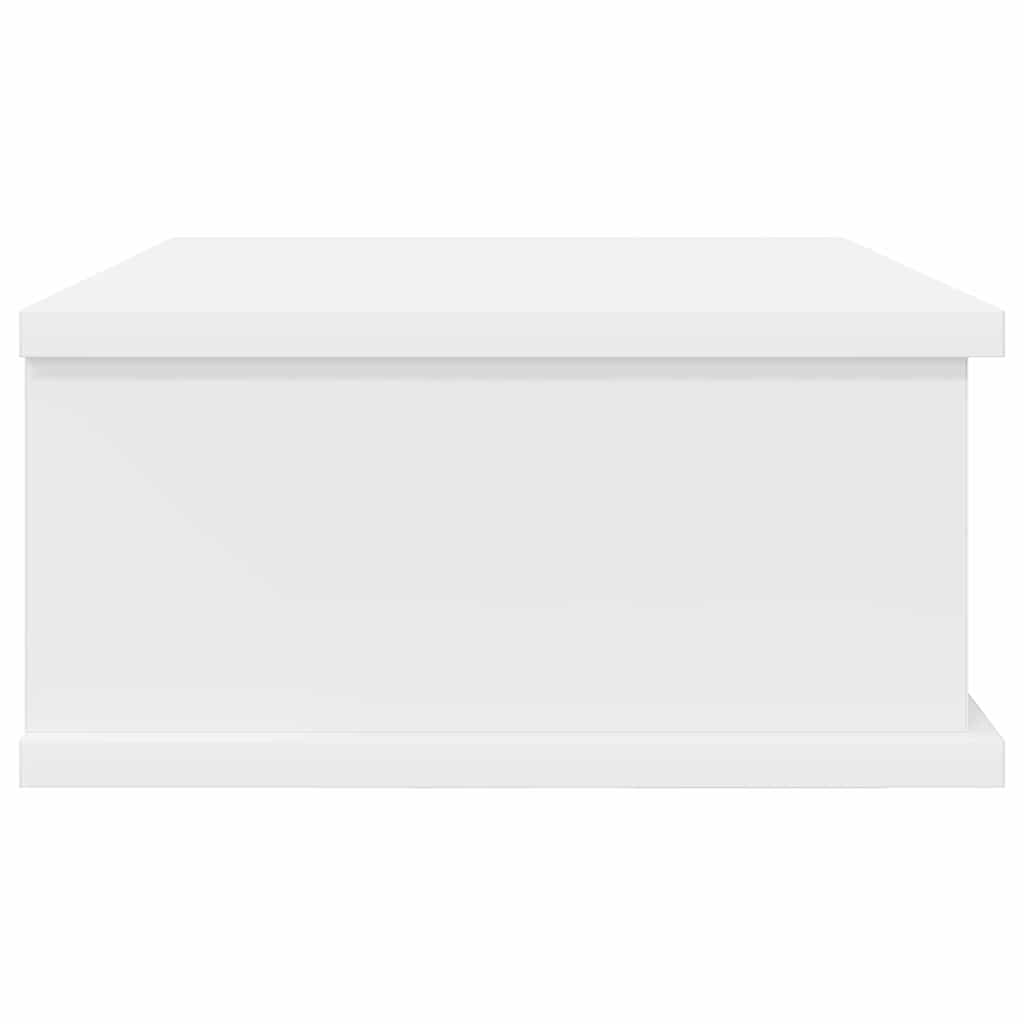 vidaXL Bedside Table White 40 x 31 x 15 cm Engineered Wood