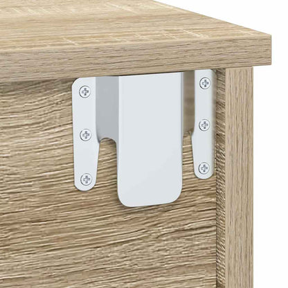 vidaXL Bedside Table 2 pcs Sonoma Oak 40 x 31 x 15 cm Engineered Wood