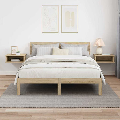 vidaXL Bedside Table 2 pcs Sonoma Oak 40 x 31 x 15 cm Engineered Wood