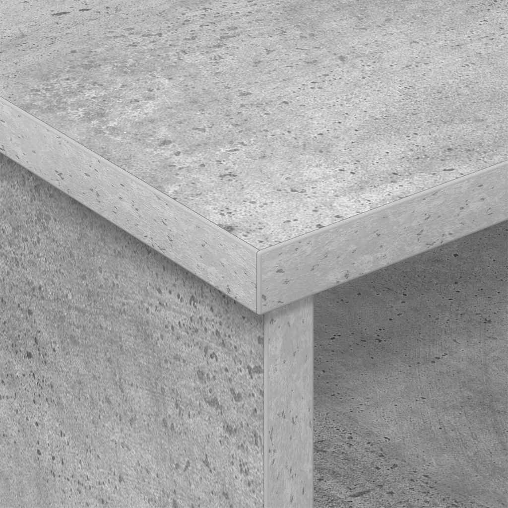 vidaXL Bedside Table 2 pcs Concrete Grey 40 x 31 x 15 cm