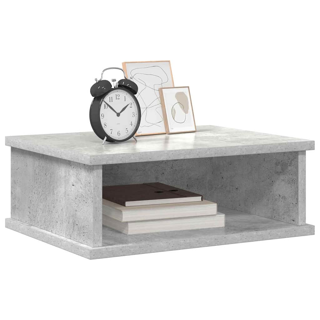 vidaXL Bedside Table 2 pcs Concrete Grey 40 x 31 x 15 cm