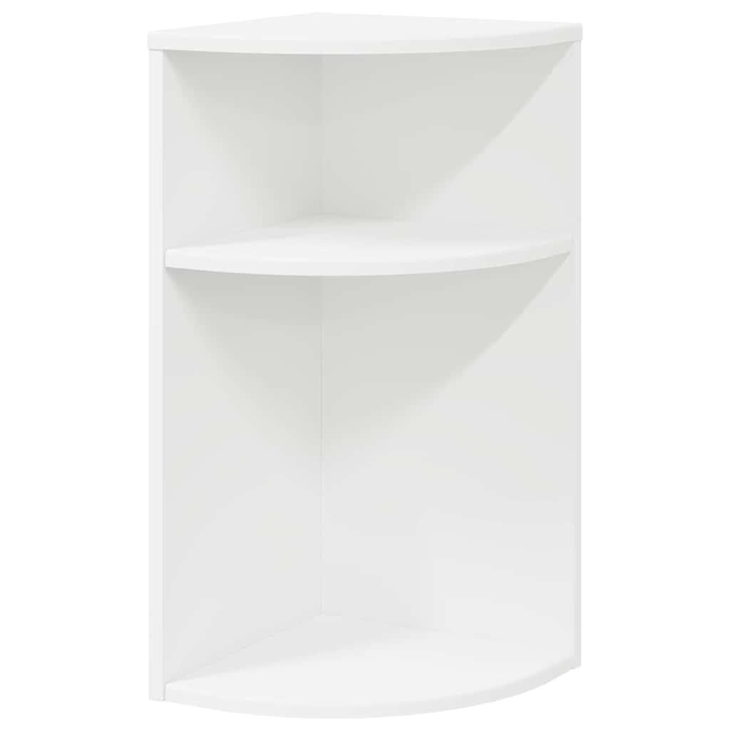 vidaXL End Table White 29.6 x 29.6 x 60 cm Engineered Wood